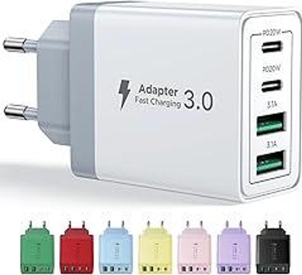 Aioneus USB C Ladegerät, 4 Ports Mehrfach Ladegerät mit Produktbild 