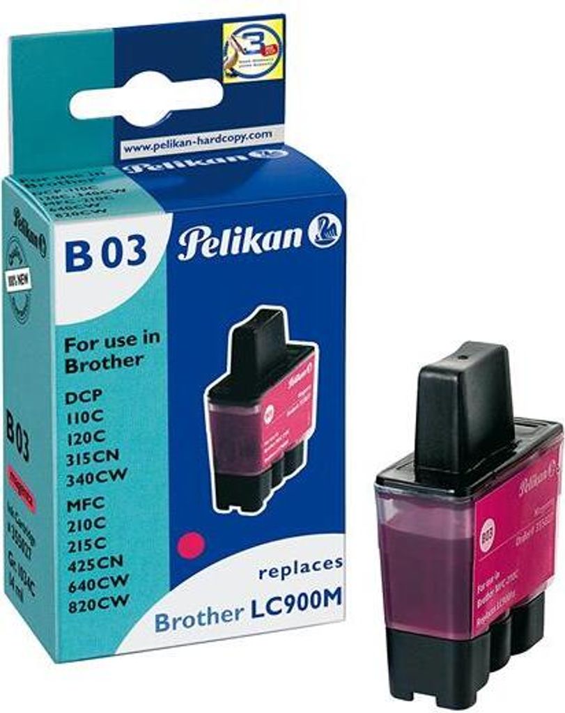 Pelikan B03, Magenta, Tinte auf Pigmentbasis, 1 Stück(e)