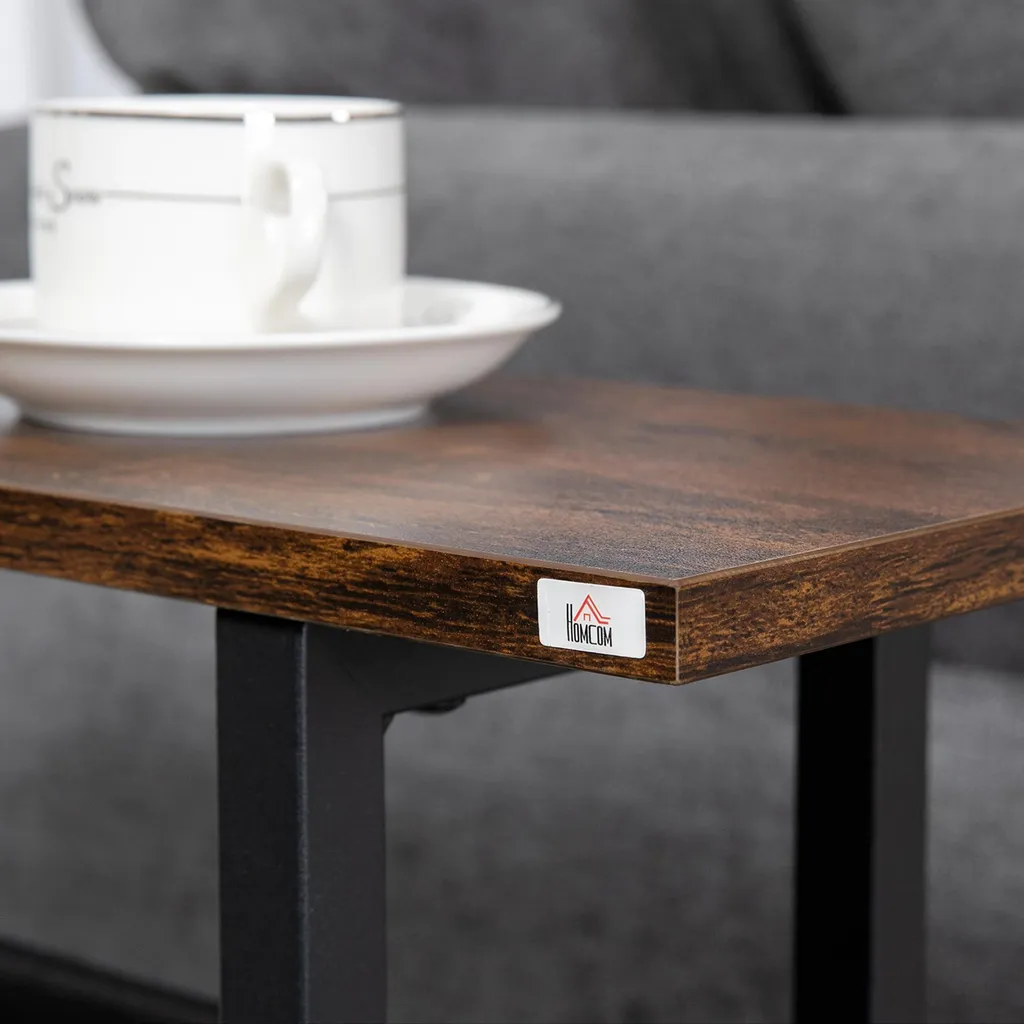 Console d'entrée étroite avec rangement journaux structure métal noir - 9