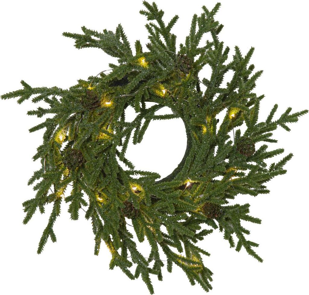 Star Trading Wreath Lummer, Leichte Dekorationsfigur, Grün, Produktbild 