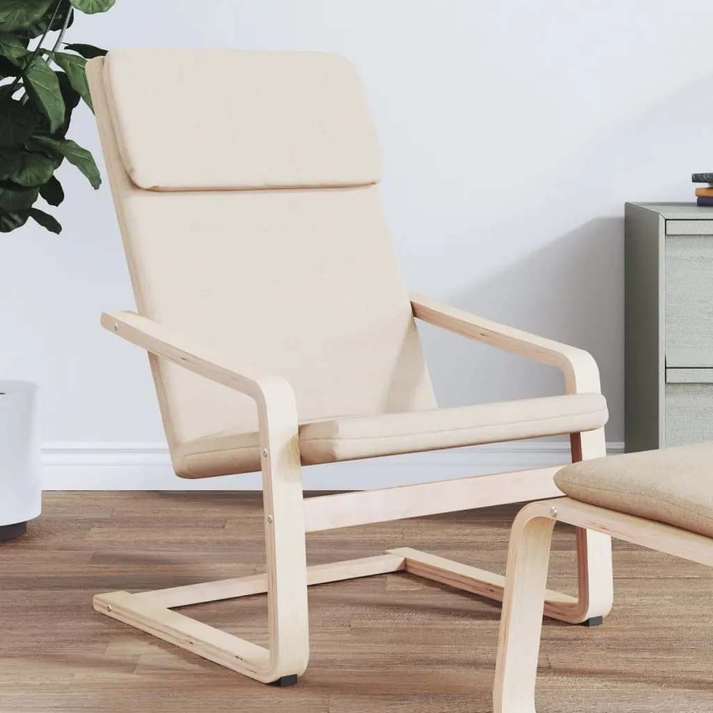 Poltrona in Tessuto Crema The Living Store | Comfort Essenziale