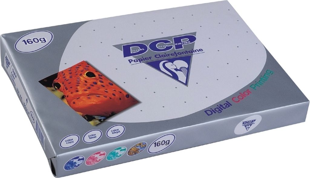 Kopierpapier Clairefontaine DCP A3 160g/qm weiß VE=4x250 Blatt