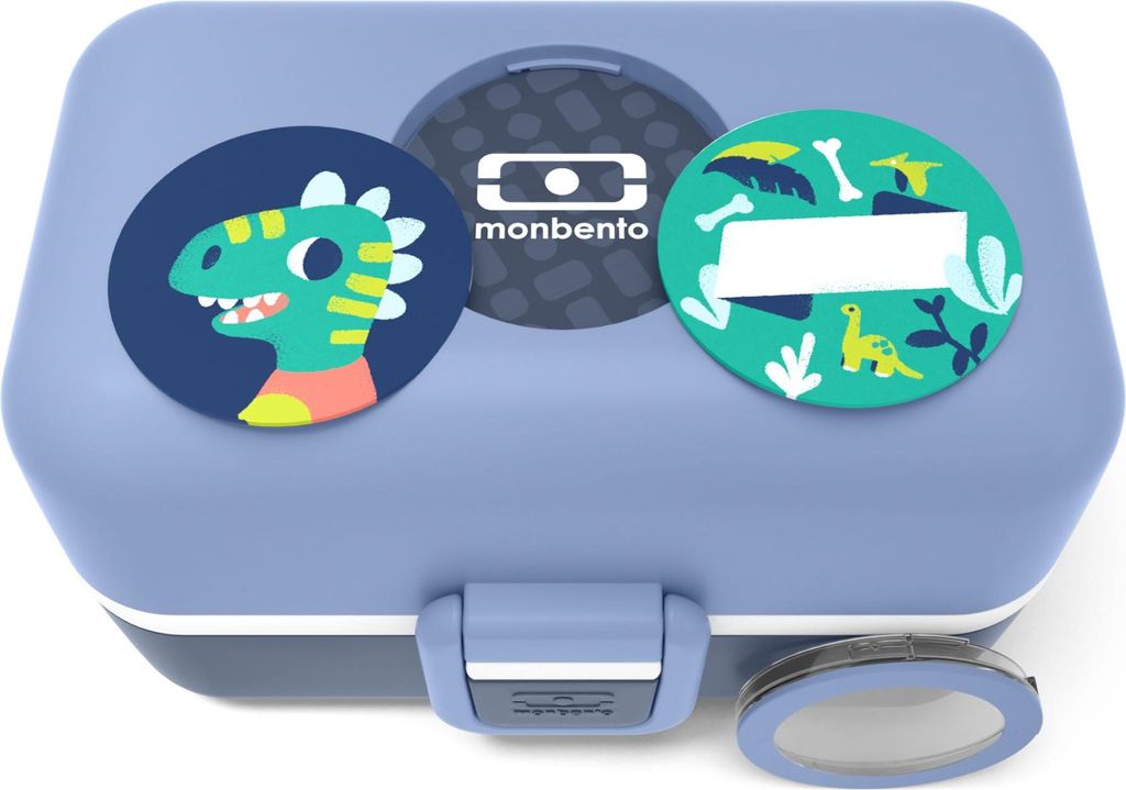 MONBENTO Kinder Brotdose TRESOR 16 x 9.2cm Blau Lunch Produktbild 