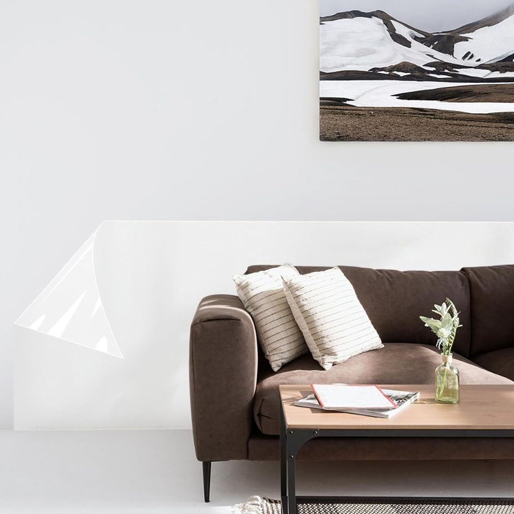 Transparent Wandschutzfolie Selbstklebend, 45x500cm Produktbild 