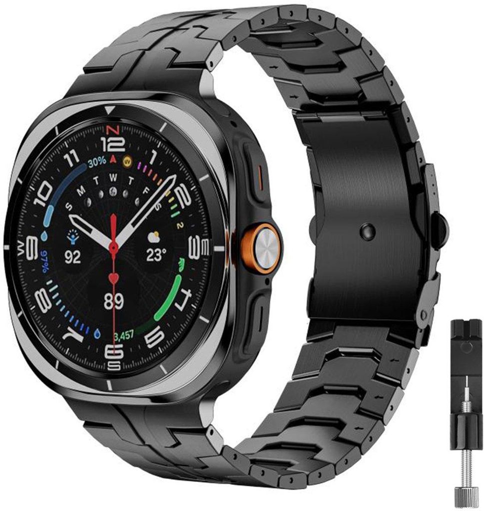 Stravo Iron Titanarmband für Samsung Galaxy Watch Ultra 2 Produktbild 
