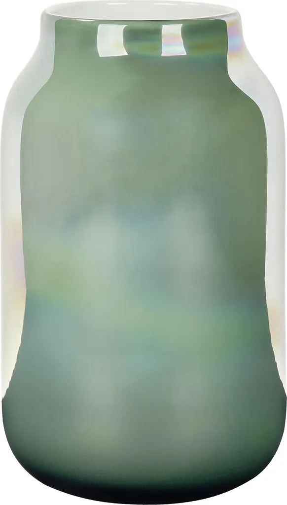 Lambert Ferrata Vase en verre overfang émeraude H 37 cm D 22 cm 17389