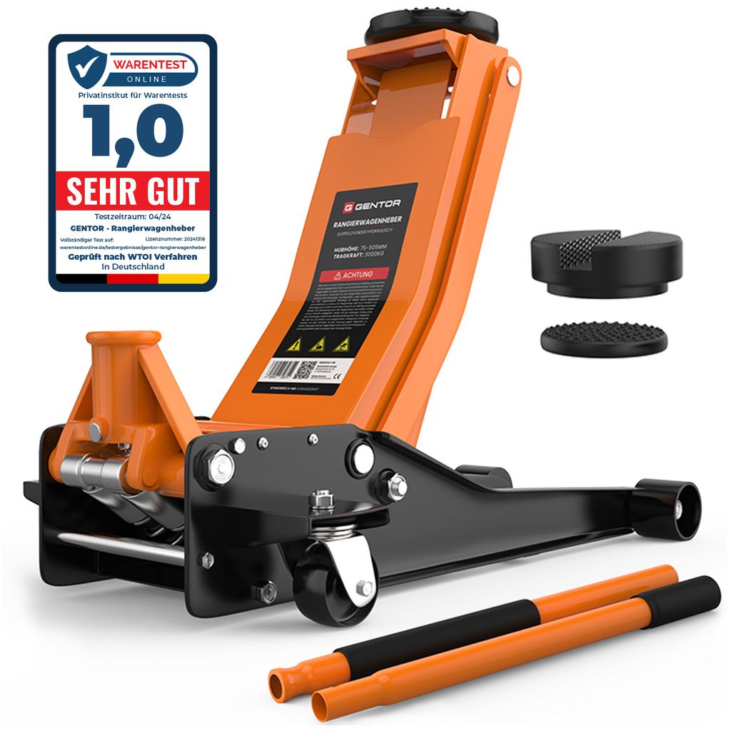 Wagenheber hydraulisch 3T flach – Rangierwagenheber Produktbild 