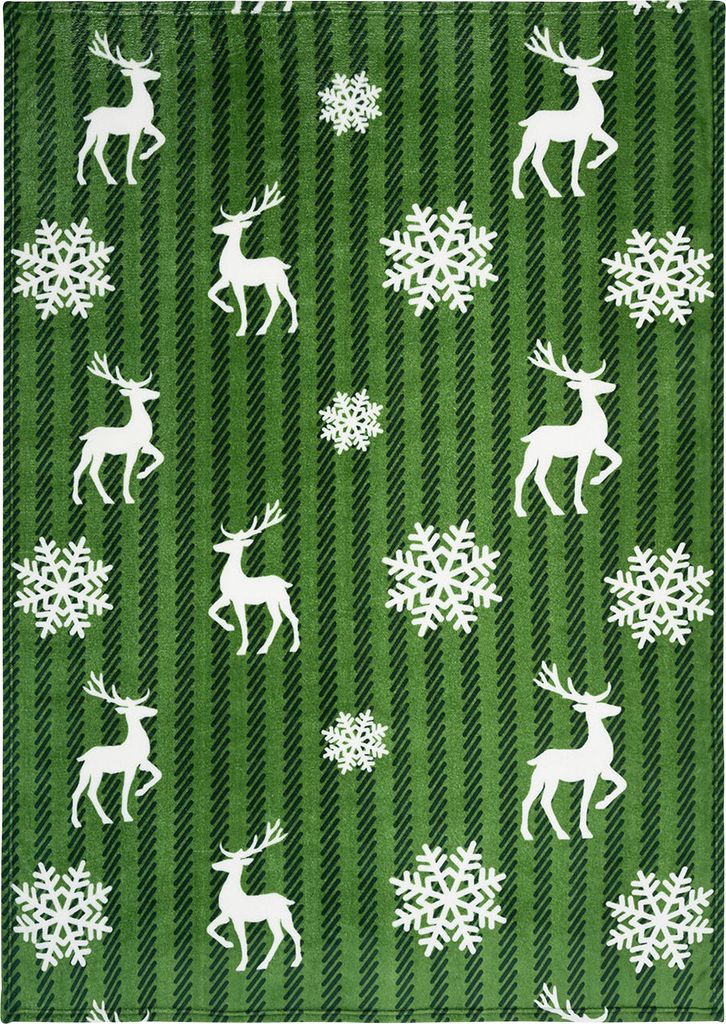 Gözze Winterdecke Scandic zum Kuscheln und Wohlfühlen grün 150x200 cm