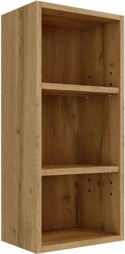 Rangement salle de bain Malvo 30cm chêne : gagnez de la place au mur