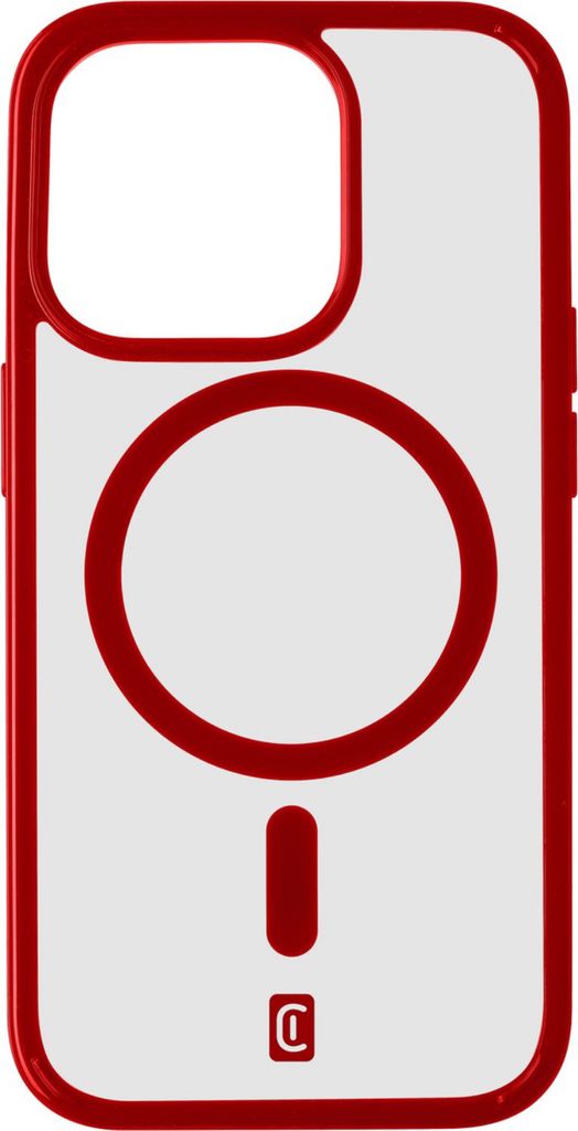 Pop MagSafe Case MAG für Apple iPhone 15 Pro Rot/Transparent Handyhülle