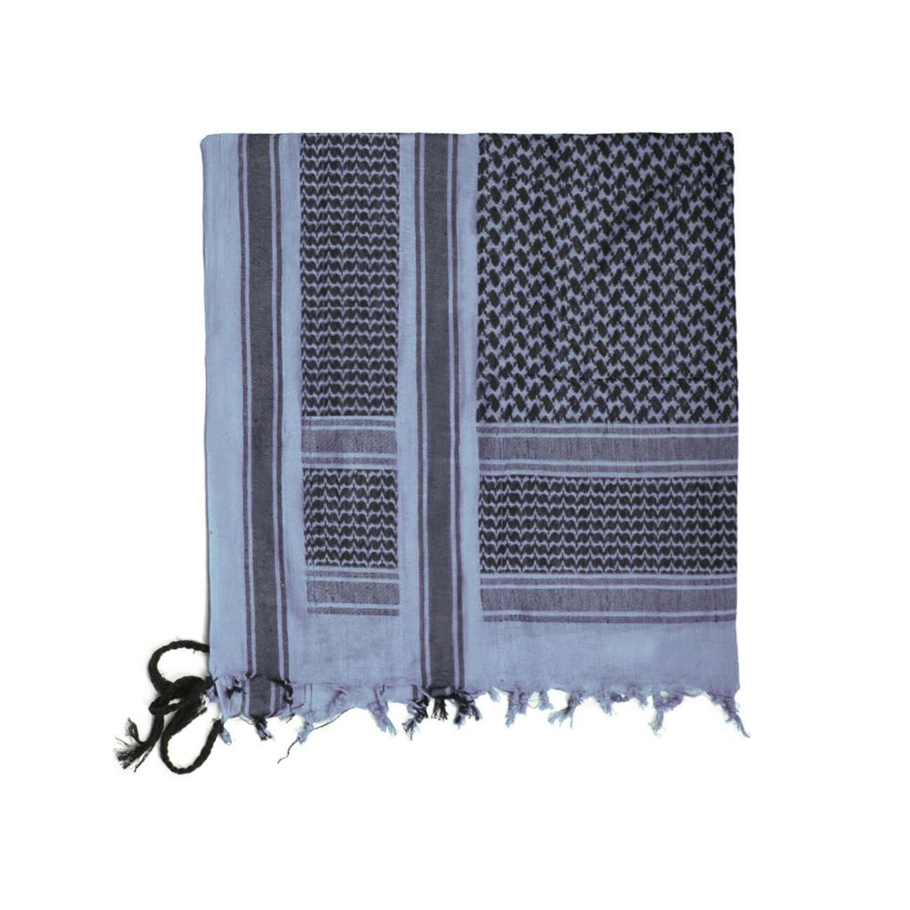 Shemagh Miltec Noir Et Rouge - Écharpe Tactique Multifonction - Neuf