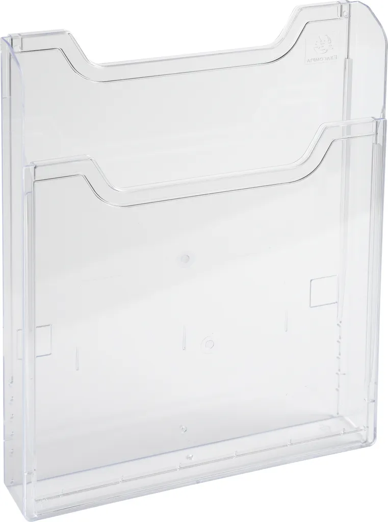 Stop aux Brochures Pliées : Présentoir Vertical A5 Cristal Exacompta 12x