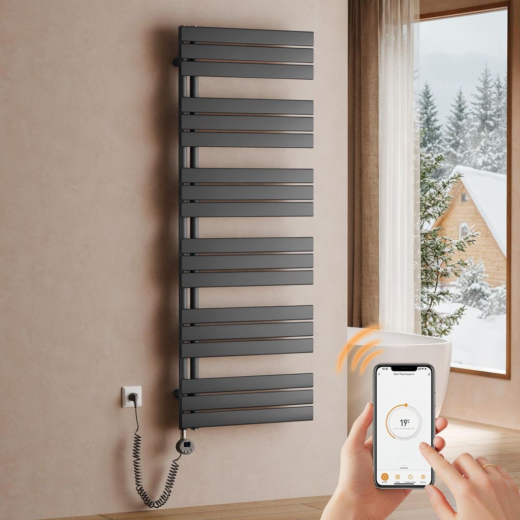 S'AFIELINA Handtuchheizkörper Elektrisch 1599×600mm, Produktbild 