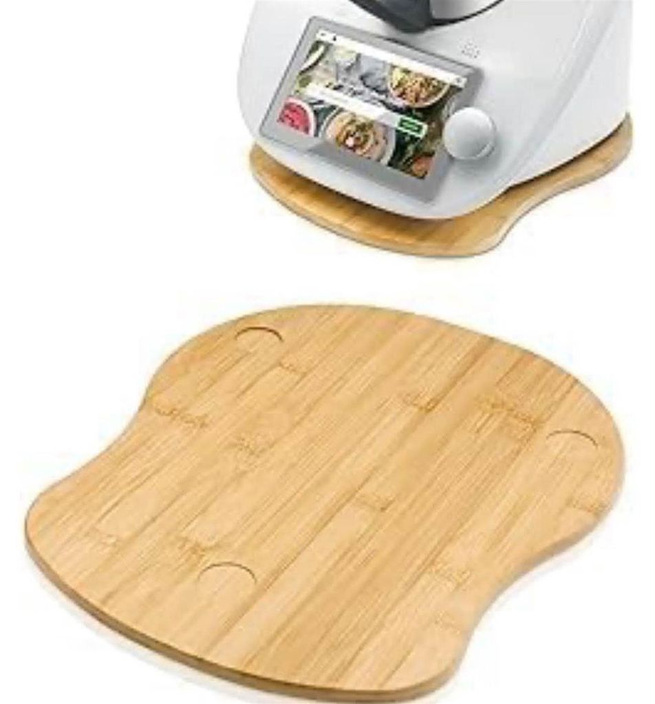 Gleitbrett für Thermomix TM6 TM5, Bambusholz, schnelles Produktbild 