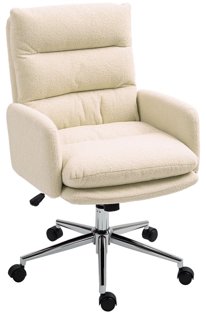 Sedia da ufficio HOMCOM: sedia da scrivania ergonomica con Immagine del prodotto 