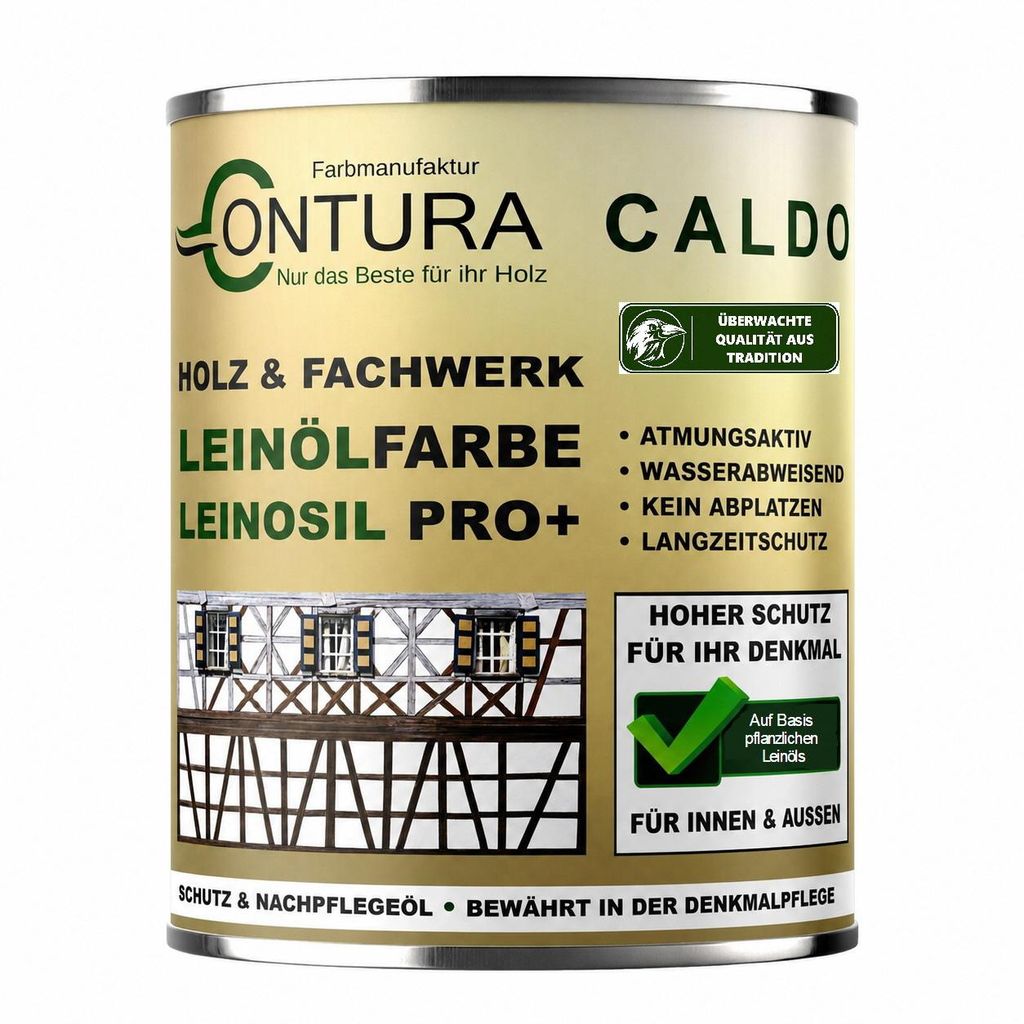 1Liter - Contura Fachwerk Farbe Wetterschutzfarbe Basis Produktbild 