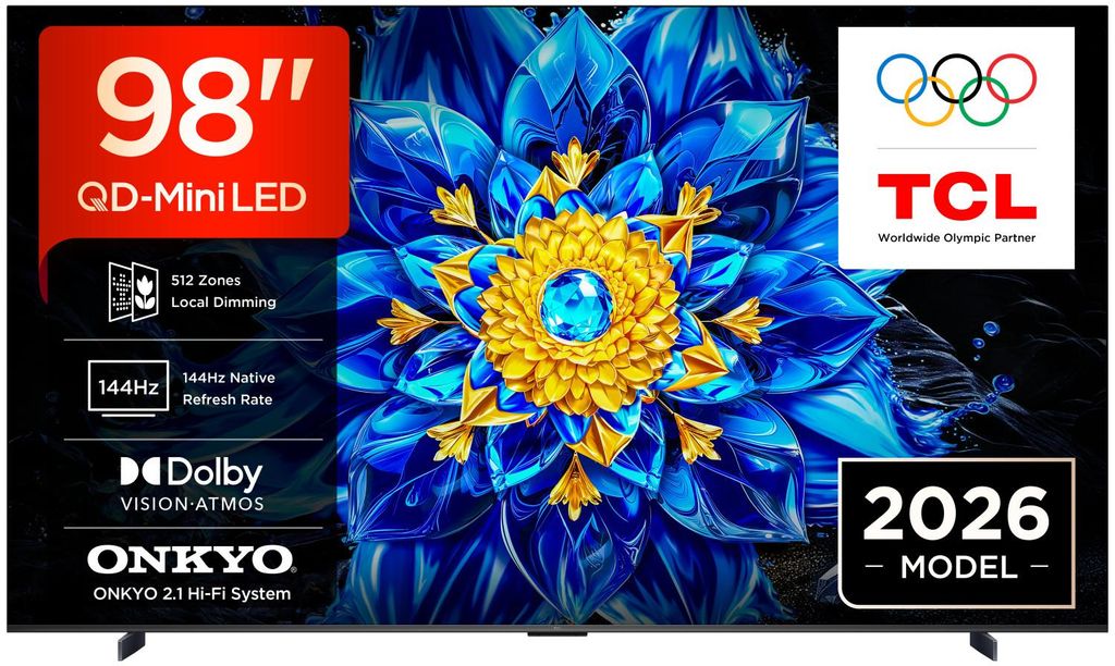 TCL P8L 98P8L, 2,49 m (98"), 3840 x 2160 Pixel, QD-Mini Produktbild 