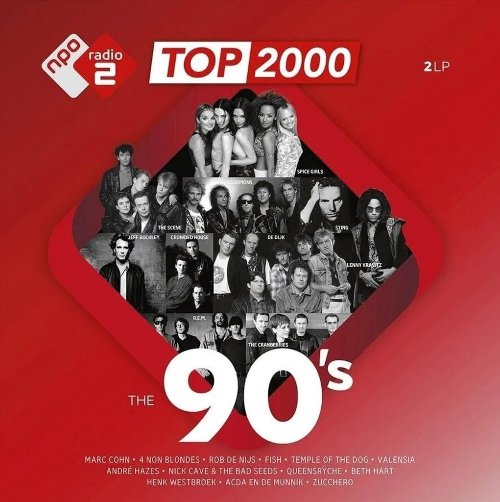 Double Vinyle Album Top 2000 The 90's Edition Limitée Rose 2 Disques