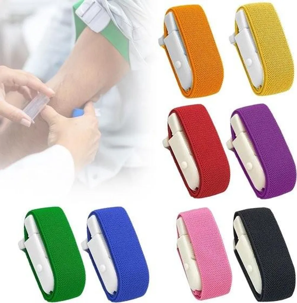 Kit ponction veineuse anti-douleur avec garrot souple et raccord rapide