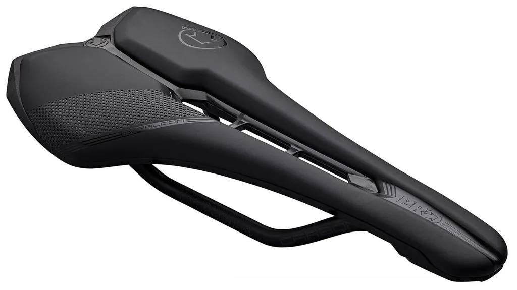 Selle Pro Falcon Team 142 mm Noire - Rails Carbone et Profil Ultra-Léger