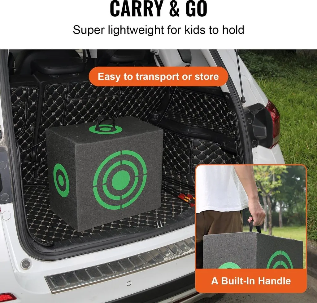 Cible tir à l'arc pour entraînement extérieur - Transportable et visible