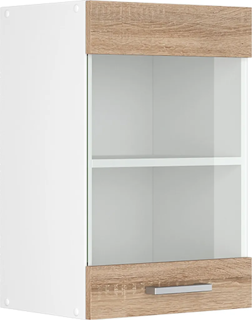 Vicco Mobile Cucina Vetro R-Line 40cm Sonoma Bianco | Qualità Tedesca