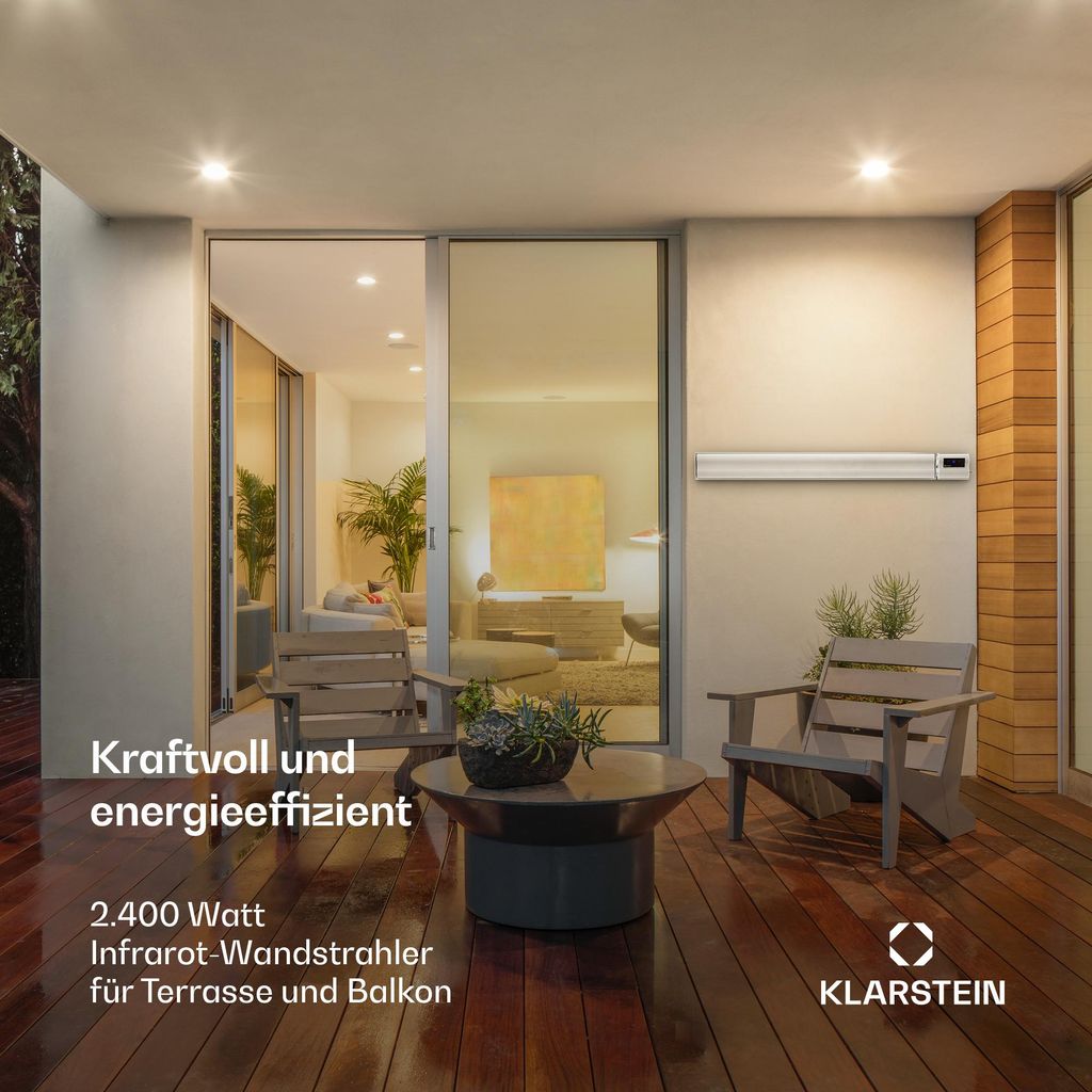 Klarstein Heizstrahler, Elektrische Heizung für Terrasse, Produktbild 