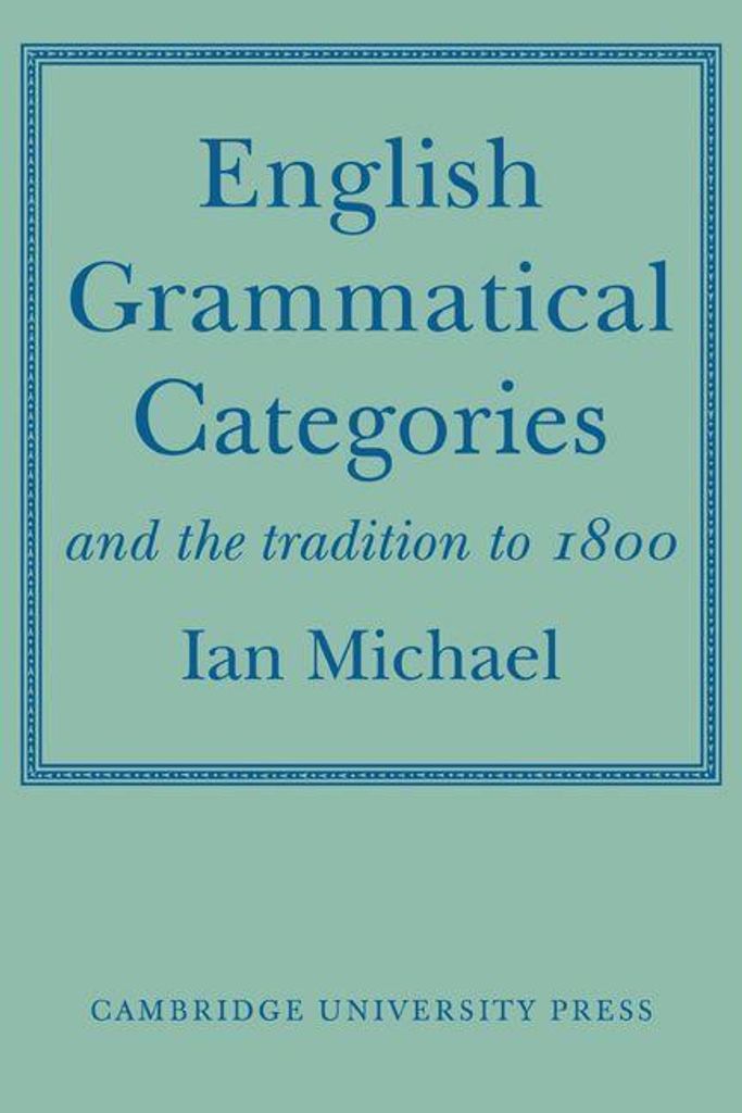 English Grammatical Categories
