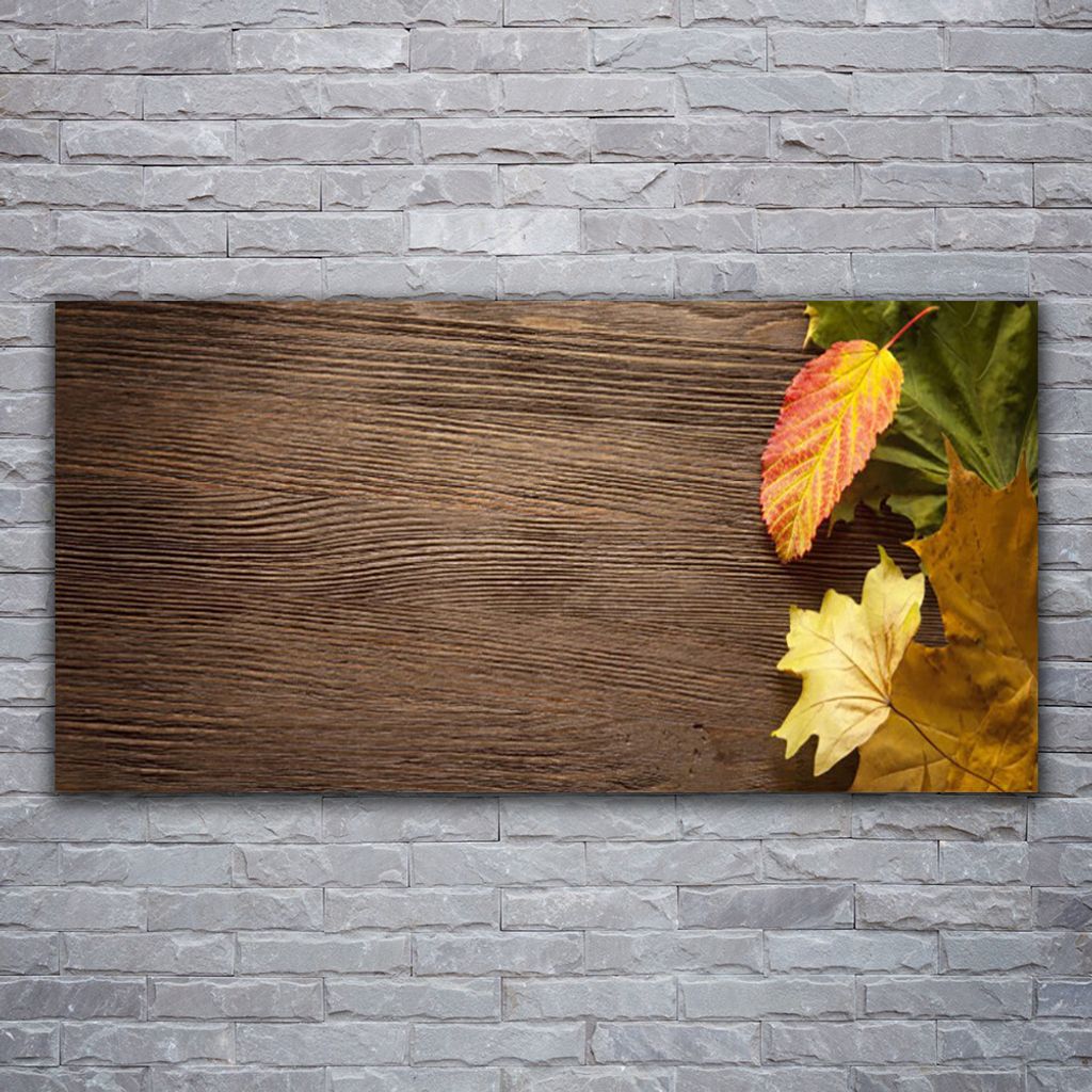 Glasbilder 120x60 Wandbild Druck auf Glas Blätter Pflanzen