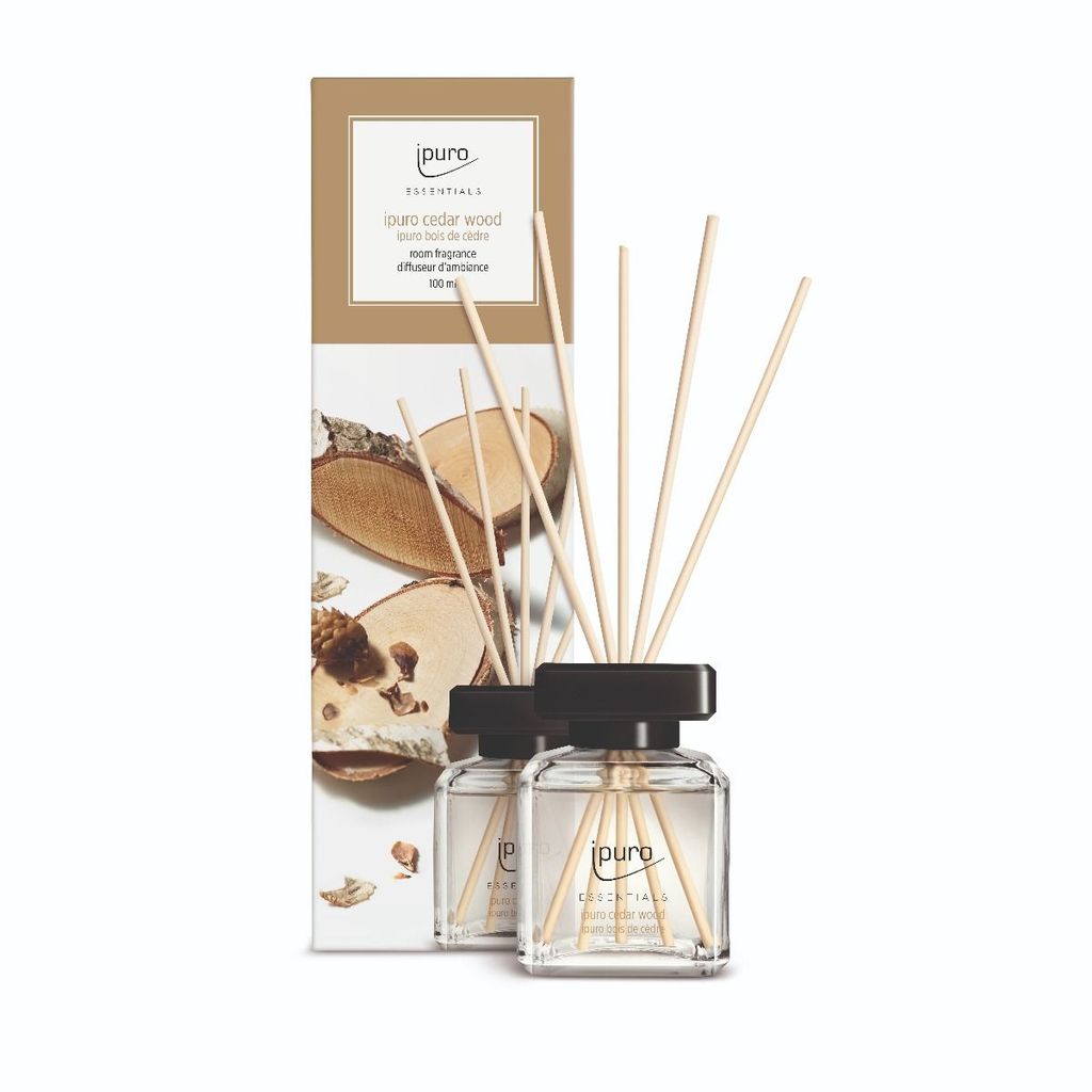 Ipuro Essentials – Profumo Ambiente Cedar Wood – 50 Ml – Note Legnose E Aromatiche Di Cedro, Sandalo, Vaniglia - 3