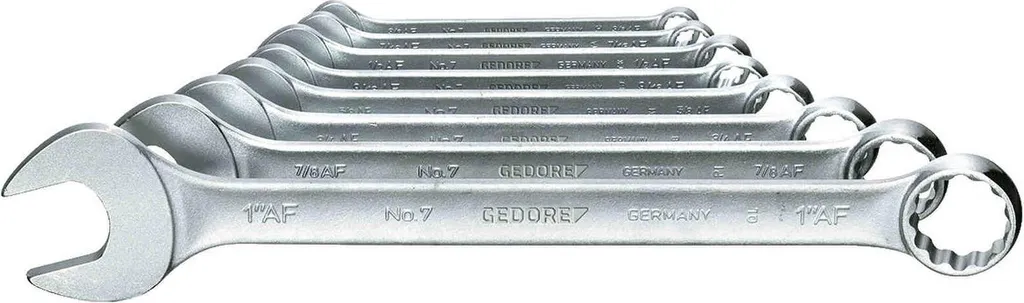 GEDORE 7-08A Set 8 Chiavi Combinate UD 3/8-1" | Qualità Professionale 6091450