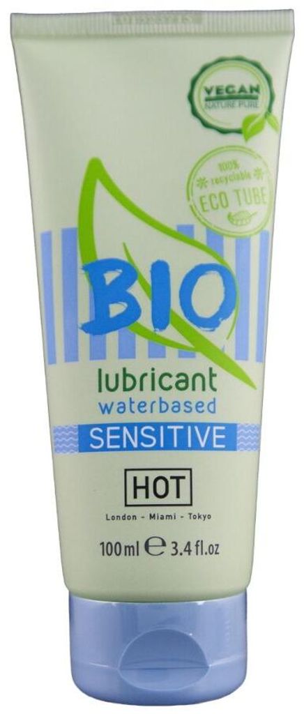 Hot - Bio Lubrifiant À Base D'eau Sensitiv 100 Ml Image du produit 