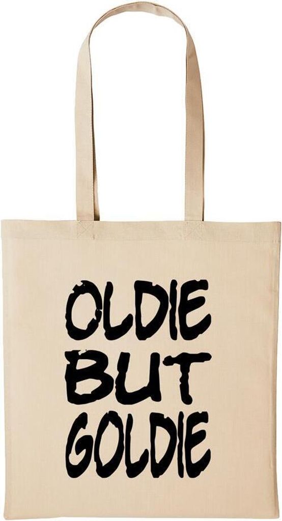 Huuraa Baumwollbeutel Oldie but Goldie Geschenk Einkaufstasche Natural 10 Liter Baumwolle Oldie but Goldie Accessoire
