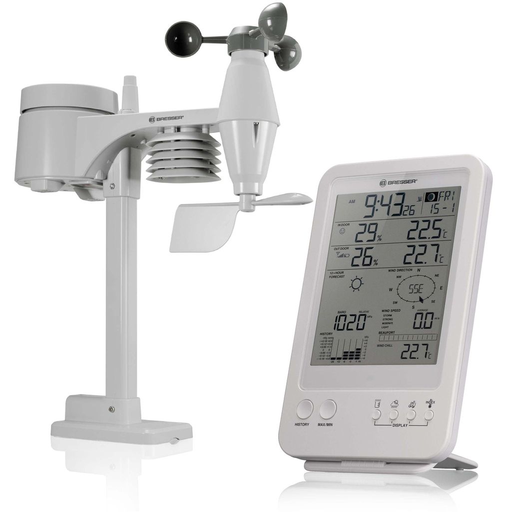 Bresser Optics 7002511, Weiß, Außen-Barometer, Produktbild 