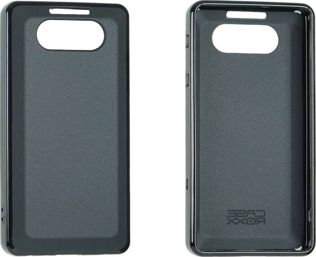 caseroxx Schutz-Hülle TPU-Hülle kompatibel mit Emporia Pure-LTE, Gummi Handy Tasche schwarz