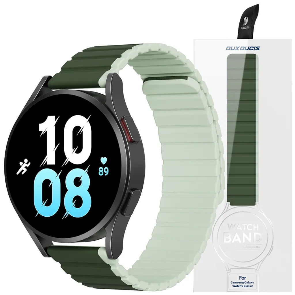 Cinturino Dux Ducis LD Verde per Samsung Galaxy Watch 4/5 e Huawei GT3