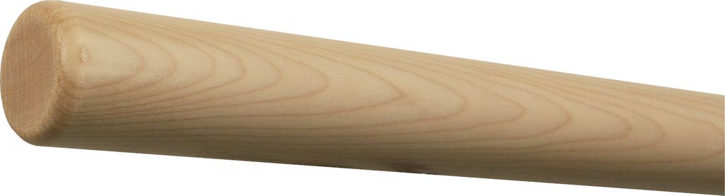 TIBU Ahorn Handlauf Holz Ø 42 mm Geländer Treppe 0,3m - 5m, Länge 2,9 m und Enden Radius gefräst ohne Halter