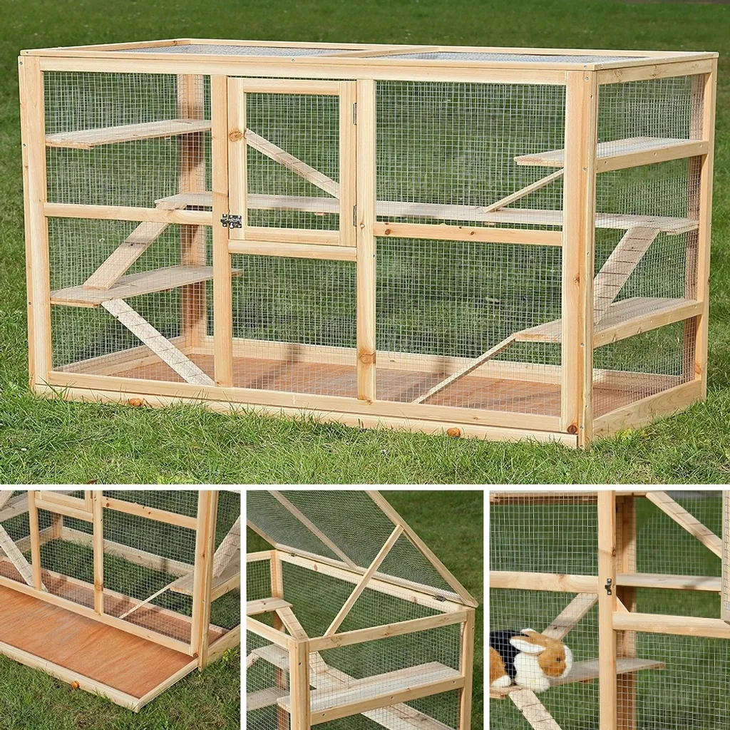 Cage pour petits rongeurs - Habitat spacieux pour rats et hamsters nains