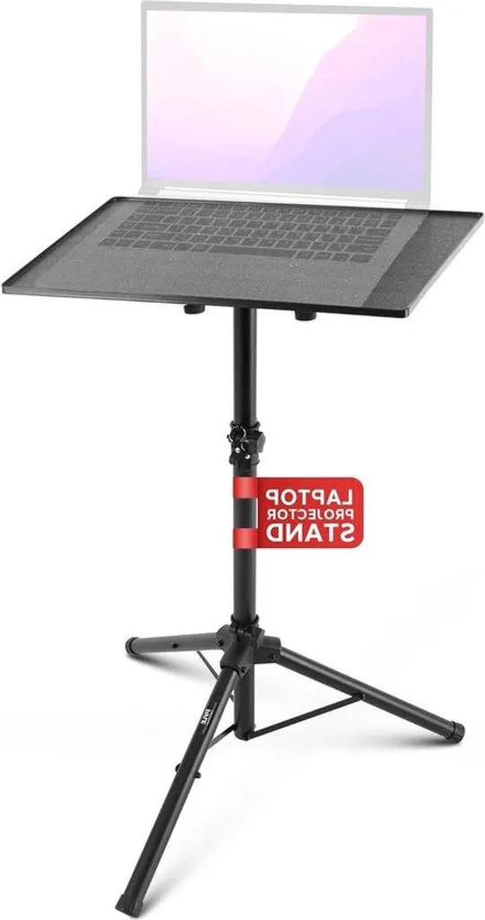 Support Ordinateur Portable DJ Noir Réglable : Évitez la Surchauffe PC