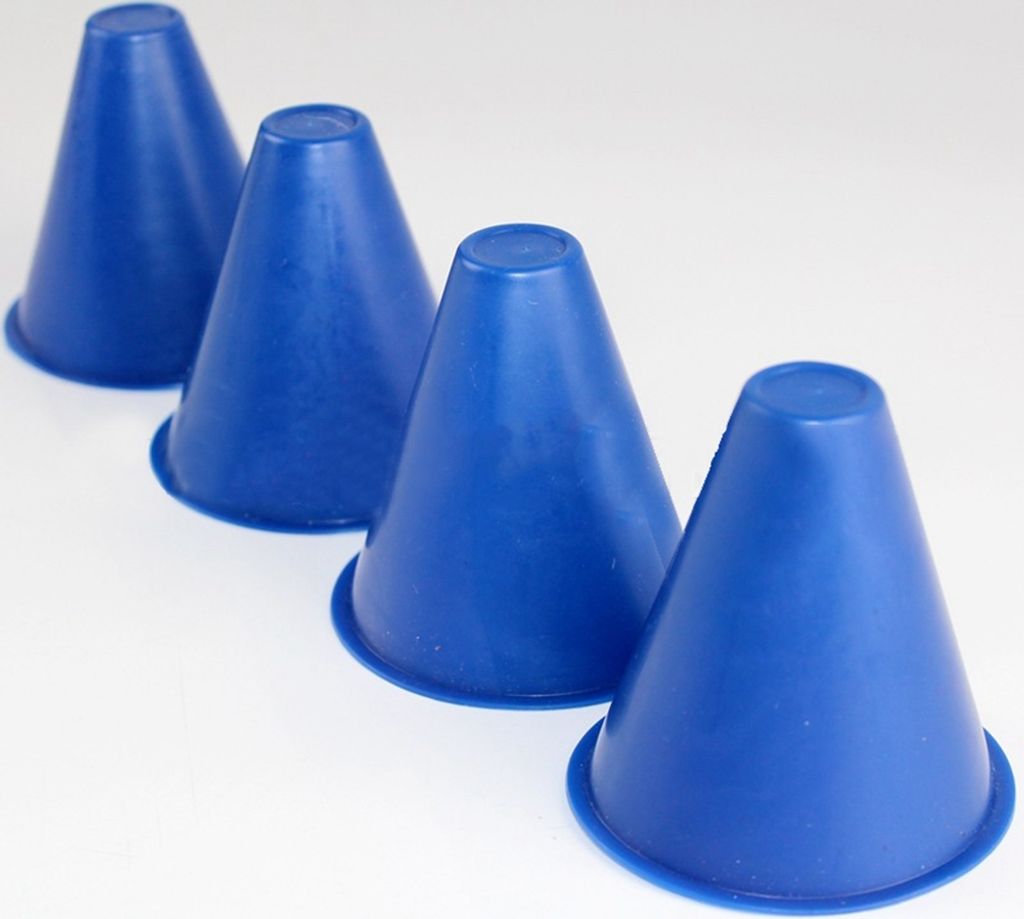 1PC Football Skate Mark Barrel Soccer Hindernisstraße für Sporttrainingsausrüstung (blau)