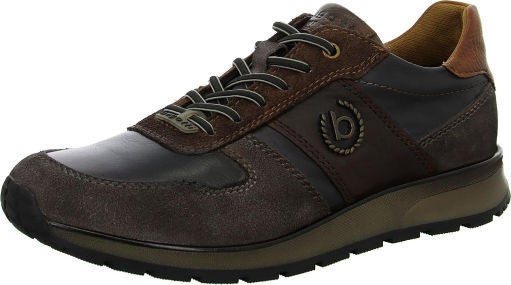 Bugatti Herren-Schnürhalbschuh Ivo Grau, Farbe:grau, EU Größe:44