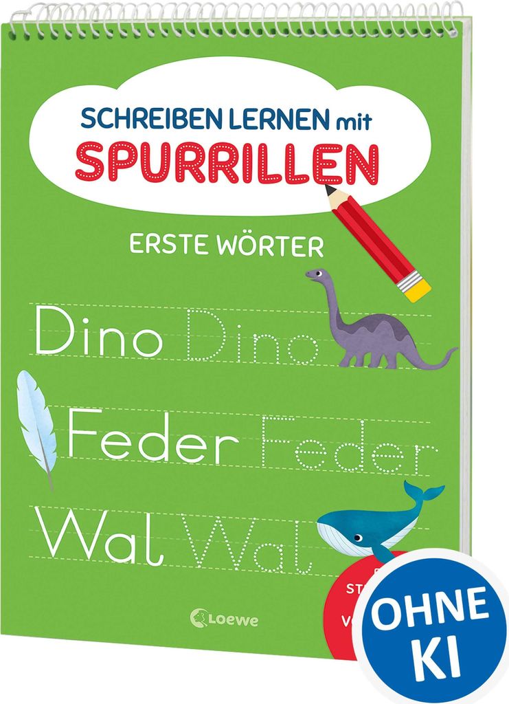 Schreiben lernen mit Spurrillen - Erste Wörter Produktbild 