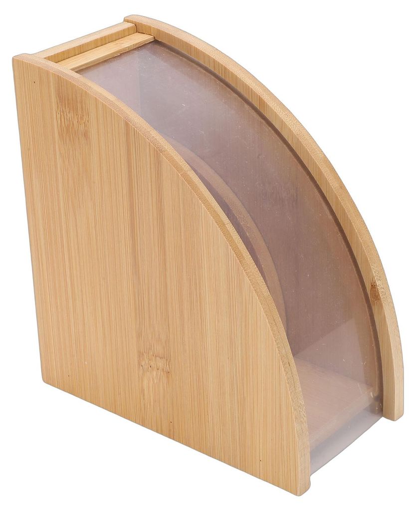 Kaffeefilterhalter Fächerförmiger Filterpapier-Aufbewahrungsständer mit Schiebeöffnung für die Küchenzeile oder Kaffeebar