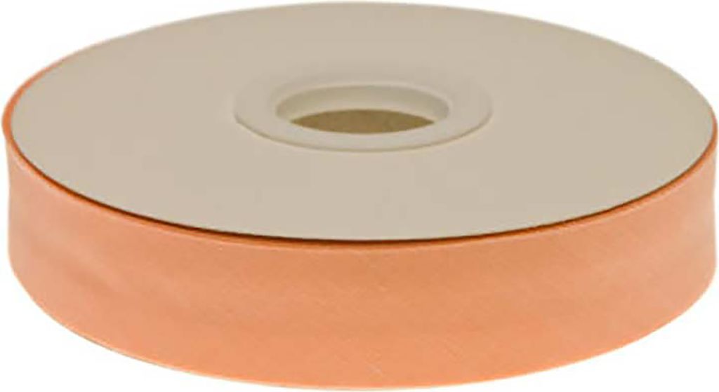 20m Schrägband PolyBaumwolle unifarben 20mm breit gefalzt Produktbild 