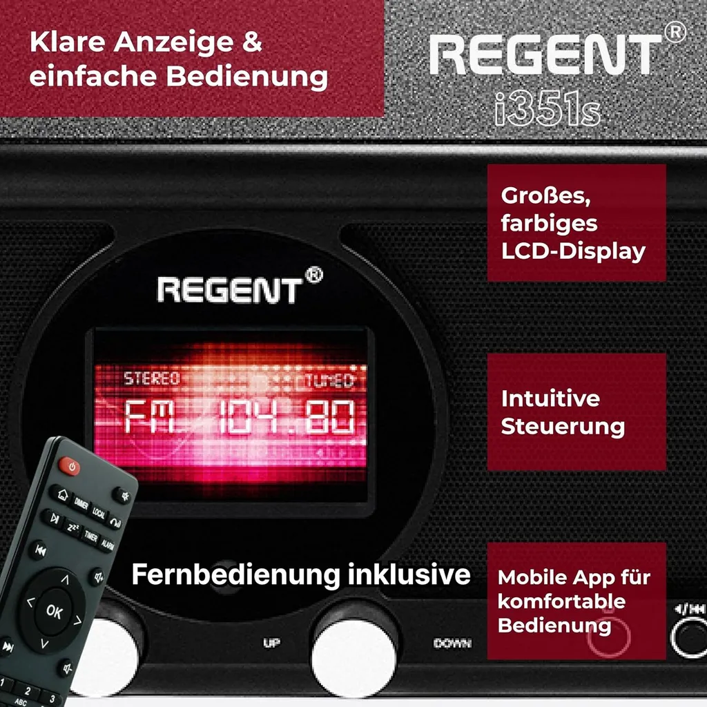 Poste de radio Internet DAB+ Ferguson Regent i351S avec Bluetooth - 10