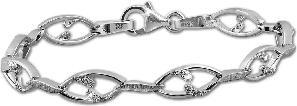 Bracelet Femme Argent 925 Motif Vigne 19cm - Éclat Durable et Chic