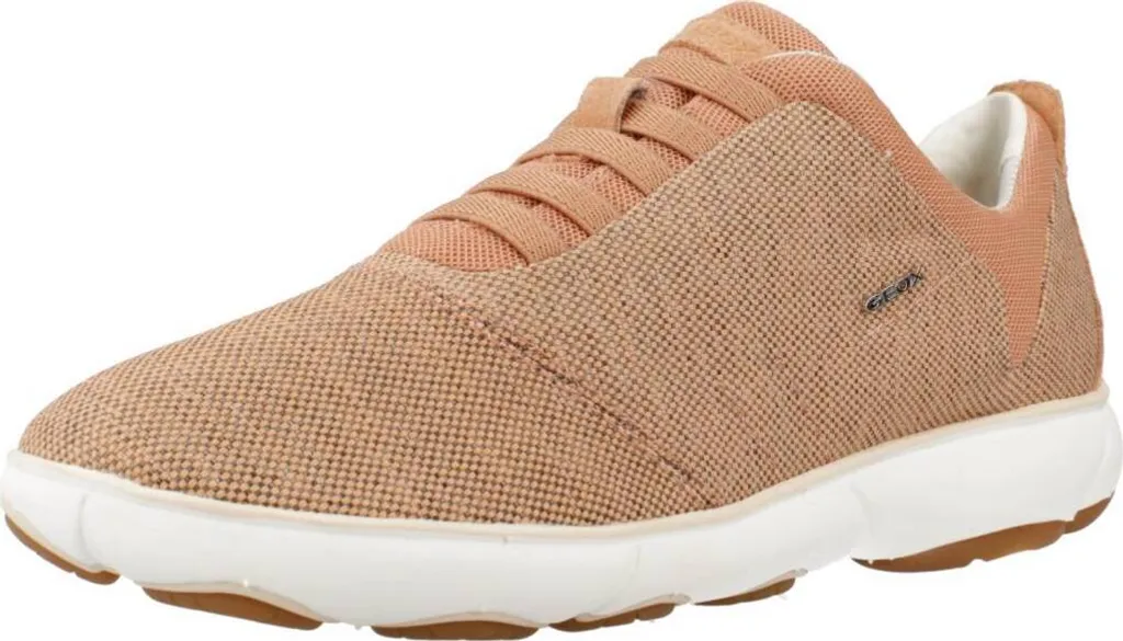Geox D Nebula Orange : Baskets Femme Respirantes et Confortables
