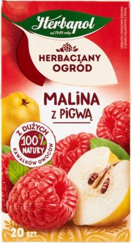 Herbata owocowa Malina i Pigwa 20 torebek Obrázek produktu 