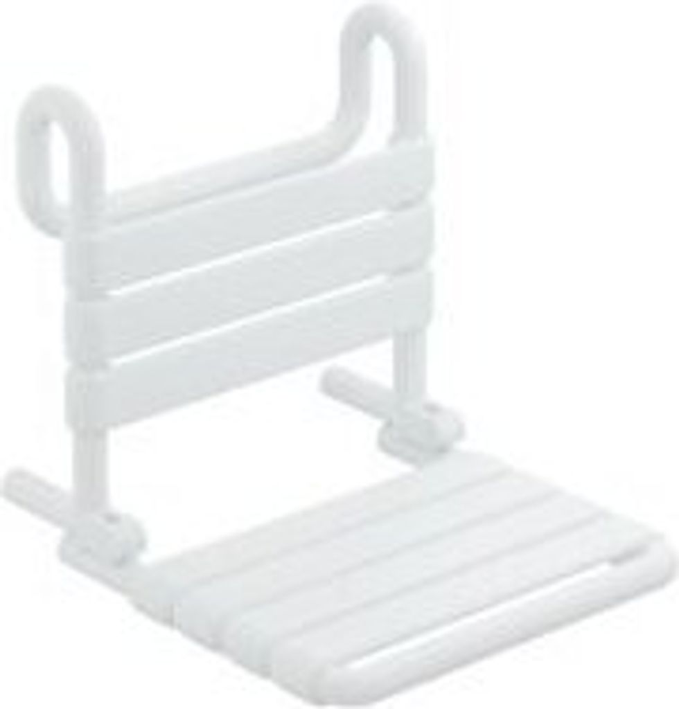 HEWI 801.51B115 98 Einhängesitz, matt, klappbar,
