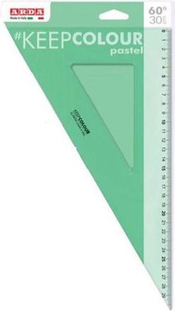 ARDA KCP6030 Lineal Schreibtisch-Lineal 300 mm Kunststoff Grün 1 Stück(e)